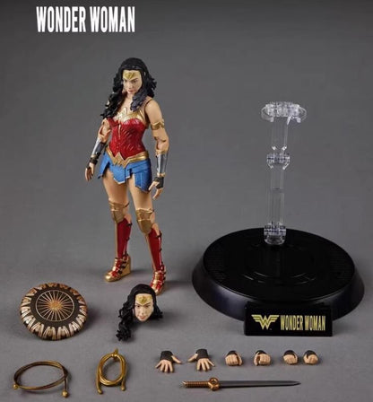 Fondjoy Original DC Movie Batman Joker Wonder Woman Superman Cyborg Harley Quinn 1/9 Articulated Action Figure Toys