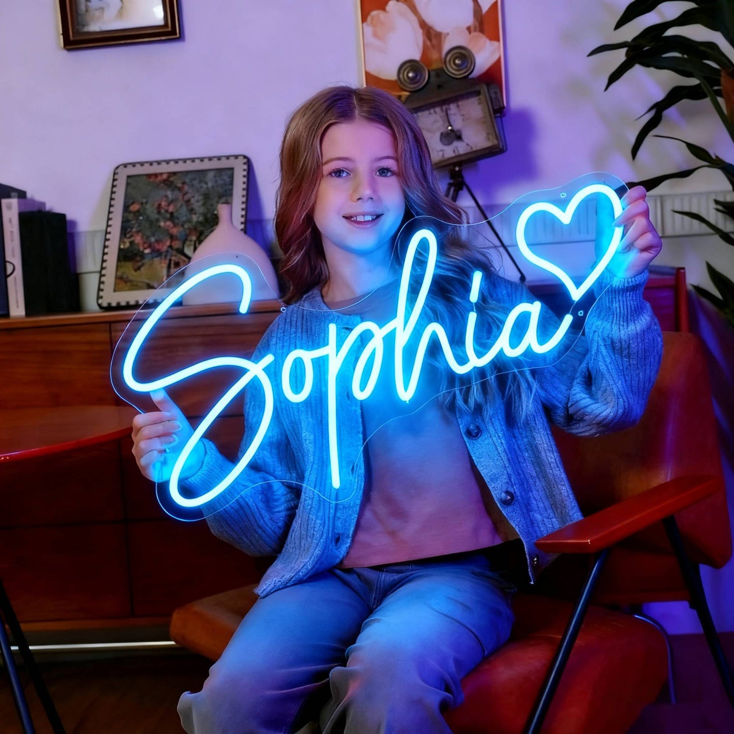 Custom Neon Sign Personalized Name Neon Sign LED Night Light Birthday Wedding Signs Room Bedroom Decoration Wall LED Neon Lamp