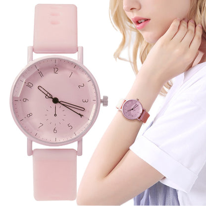 Pink Digital Simple Women Dresses Brand Watches Fashion 2023 New Casual Silicone Strap Ladies Quartz Watche Gift Clock