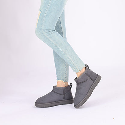 Comwarm Winter Fuzzy Snow Boots Women Fashion Brand Plush Short Ankle Boots Indoor Cotton Women Shoes Fur Home Women Mini Boots