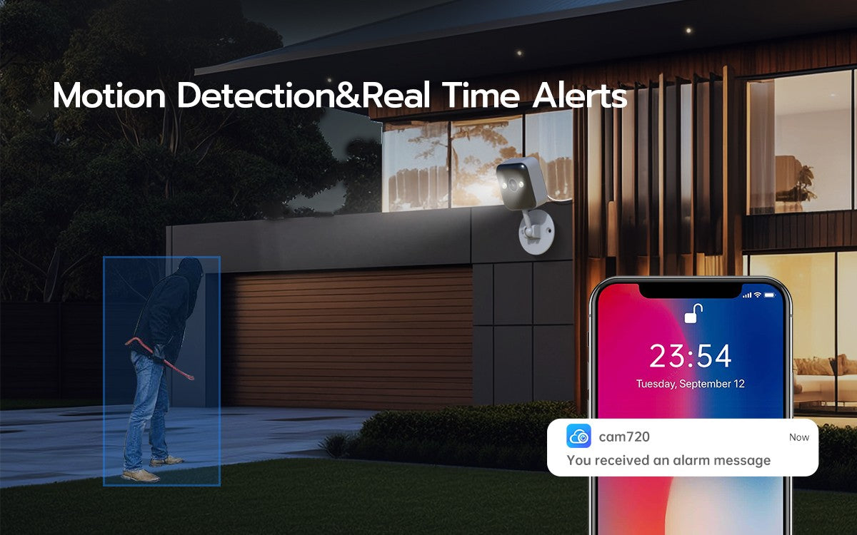 Jooan 1080P Outdoor Wifi IP Camera CCTV Surveillance Camera Waterproof Mini Camera 5 X Zoom Color Night Smart Home Baby Monitor