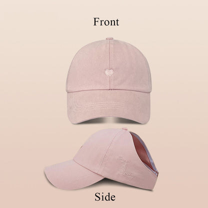 Fashion Kids Baseball Cap For Girls Boys Sun Hat Hollow Back Ponytail Caps Children Snapback Hip Hop Hats Adjustable Bones Caps