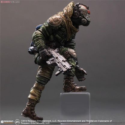 PLAY ARTS 27cm Titanfall Atlas Boneco de Ação Brinquedos Modelo