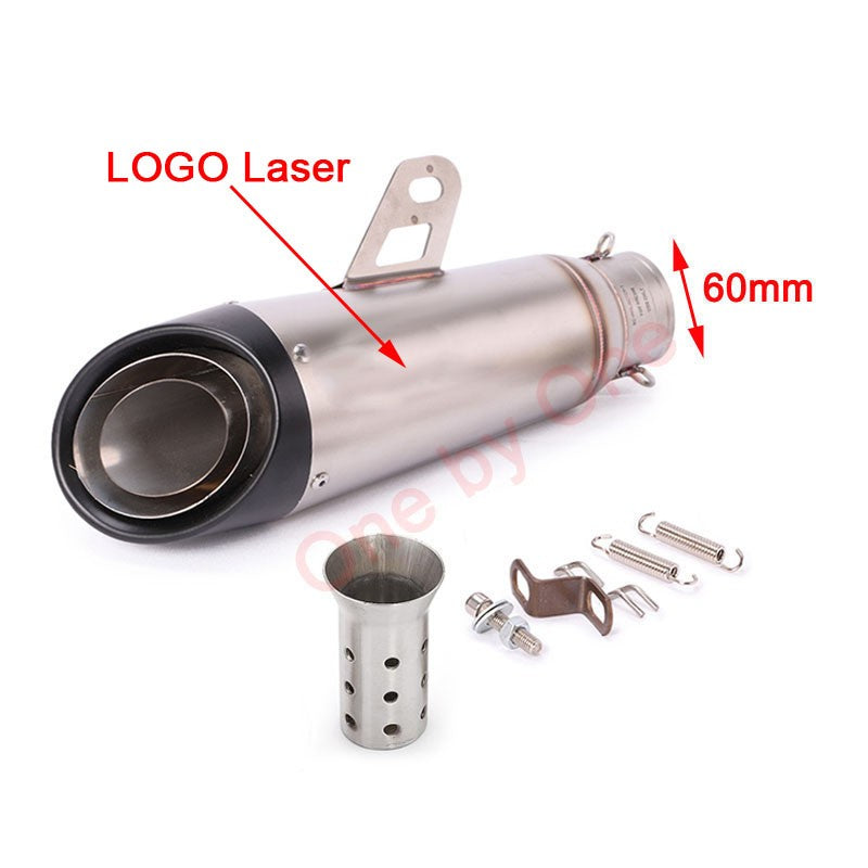 Universal Motorcycle Exhaust Muffler Pipe Escape Moto DB Killer For Honda R6 R15 R1 R3 MT07 Tmax155 XMAX GSX250