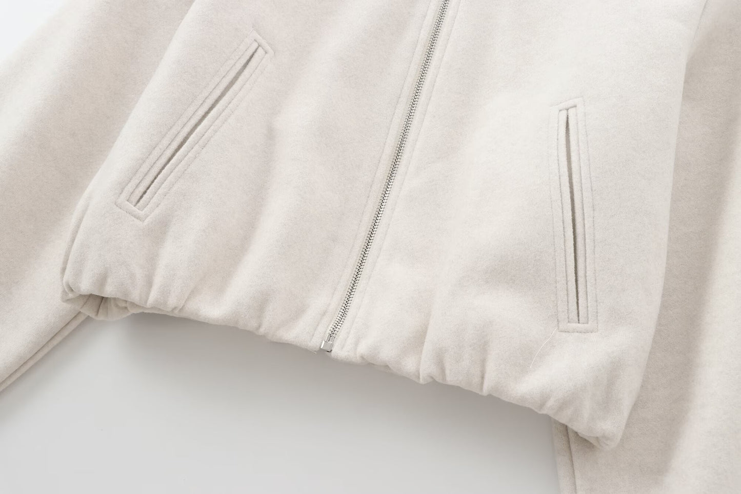 MUJER Red Zipper Bomber Jackets for Women Soft Cropped Jackets Woman 2025 Long Sleeve Woman's Sports Jacket New in Outerwears