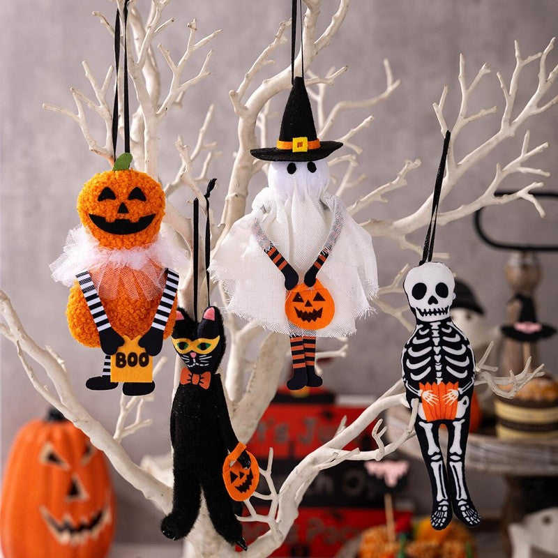 Halloween Hanging Ghosts Pendants Halloween Decorations 2026 Day of The Dead Party Favors Party Black Cat Accessories