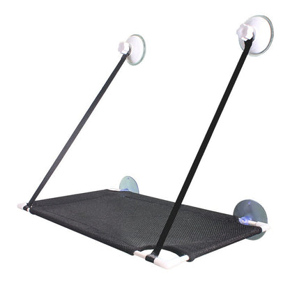 Rede de Gato para Janela Cama para Gatinho Cadeira de Sol Nicho Suspenso Sofá de Gato Túneis de Dois Andares Ventosa para Parede Cama Suspensa para Animais de Estimação de Inverno