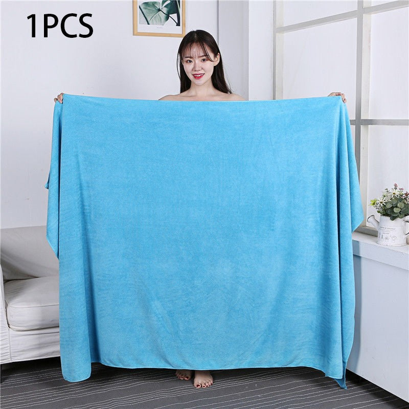 Large size180x200cm thickening beauty salons Bath towels quick drying are soft skin friendly non shedding hotel massage towels