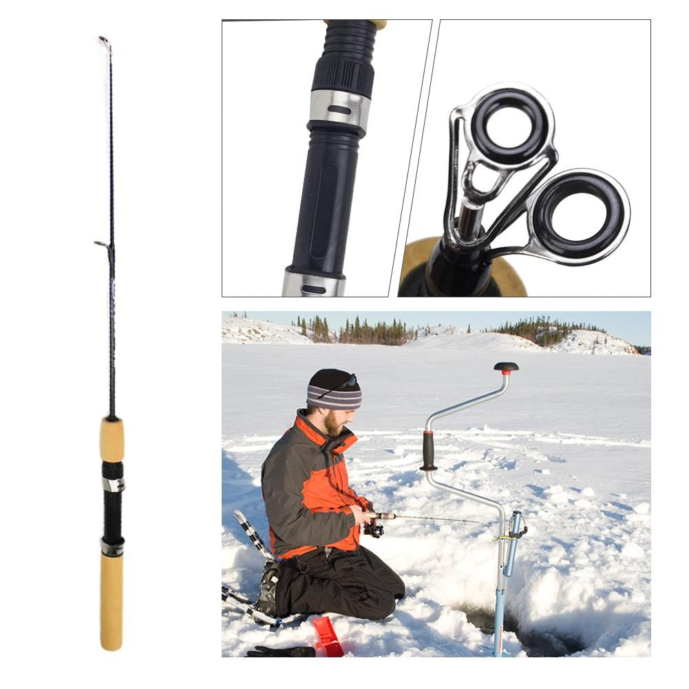 55/65/76cm Scalable Mini Winter Ice Fishing Shrimp Rod, Ice Fishing Rods, Lure Fishing Rods, Fishing Tackle Accessories
