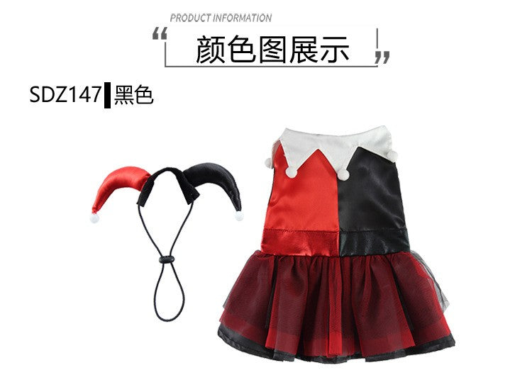 Fantasia de Halloween para Cães e Gatos, Vestido de Fada Borboleta Engraçado com Asa Destacável, Roupa para Pet, Vestido de Festa, Fantasia de Cosplay