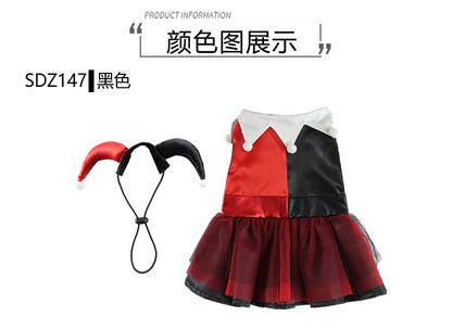 Fantasia de Halloween para Cães e Gatos, Vestido de Fada Borboleta Engraçado com Asa Destacável, Roupa para Pet, Vestido de Festa, Fantasia de Cosplay