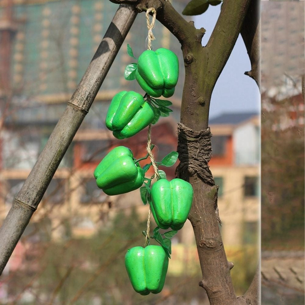 Wall Decor Red Pepper Fake Chili Pepper String Pendant Artificial Vegetables Simulation Food Photography Props Fake Vegetables