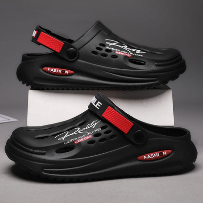 Big Size 47 Fashion Men Beach Sandals Outdoor Clogs Comfortable Indoor Slippers Trend Men Casual Shoes Home Garden Shoes Sandals