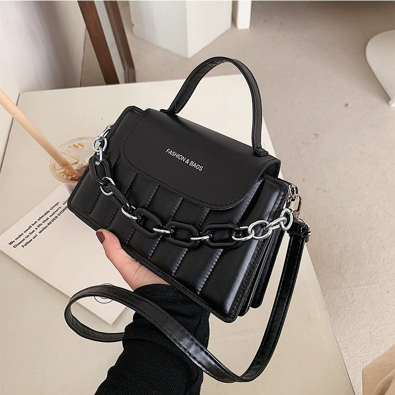 New Chains Shoulder Bag Women Solid Color Crossbody Bag Designer Messenger Handbag and Purse Luxury Top-handle Bag feminina