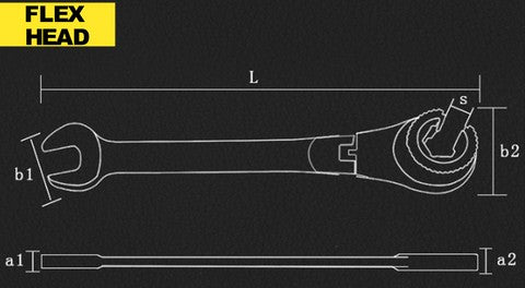 1PC Tubing Ratchet Wrench Ratchet Combination Metric Wrench Set Hand Tools Torque Gear Socket Nut Tools a Set of Key