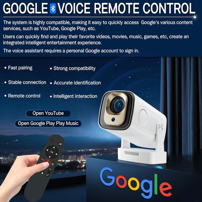 XGODY Projector Gimbal 5 Pro/3S 4K Android 11.0 Native 1080P/720P Autofokus 330ANSI Dual Wifi Bluetooth Home Theater Cinema