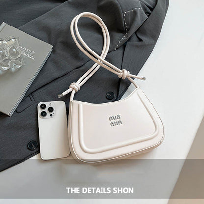 Korean style fashion niche women's crescent bag 2025 autumn new handbag, high-end multifunctional crossbody bag shoulder bag