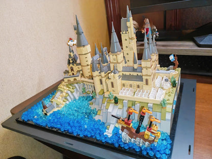 NOVO Kit de Montagem de Castelo MOC para Adultos - Conjunto de Arquitetura com Tema de Filme, Presente Colecionável para Adolescentes