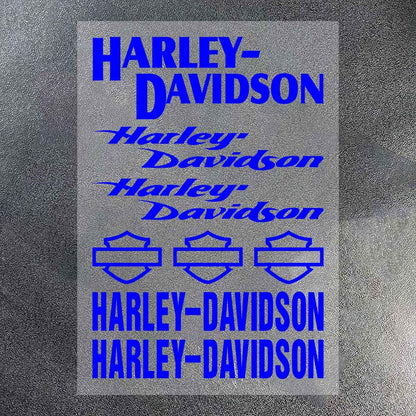 Para Harley Davidson Adesivo Logotipo Moto Tanque Capacete Bicicleta Decalque de Vinil Kit Para Electra Glide 1250S PA1250