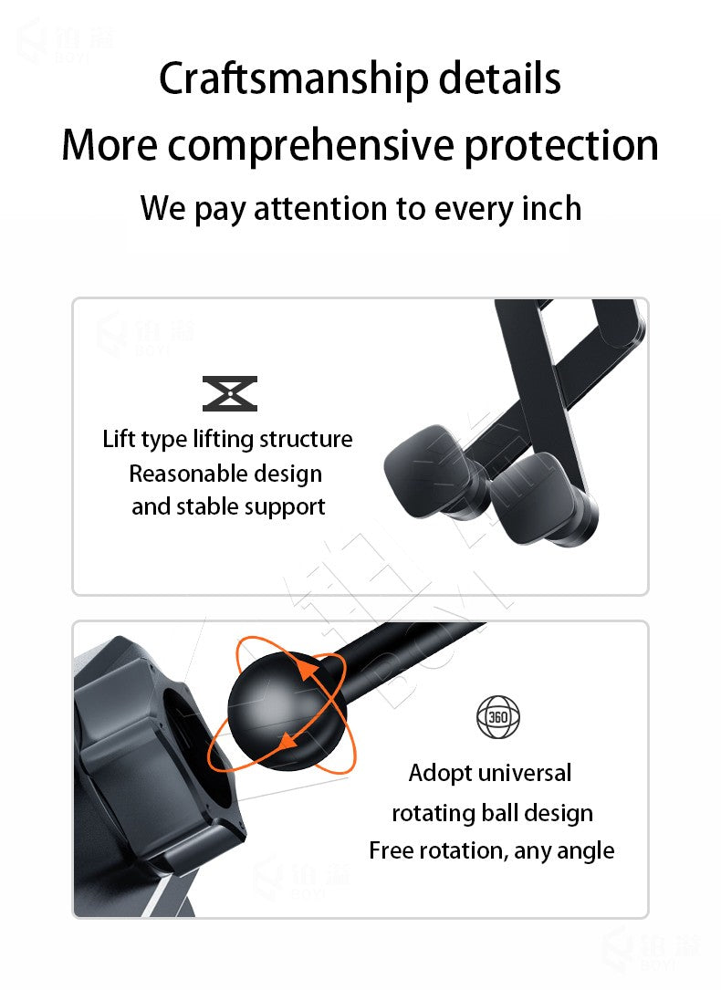 Suporte de Celular Automotivo Para Mercedes Benz GLE W166 2015-2019 Suporte de Celular Base de Suporte Fixo Especial Acessórios de Carregamento Sem Fio