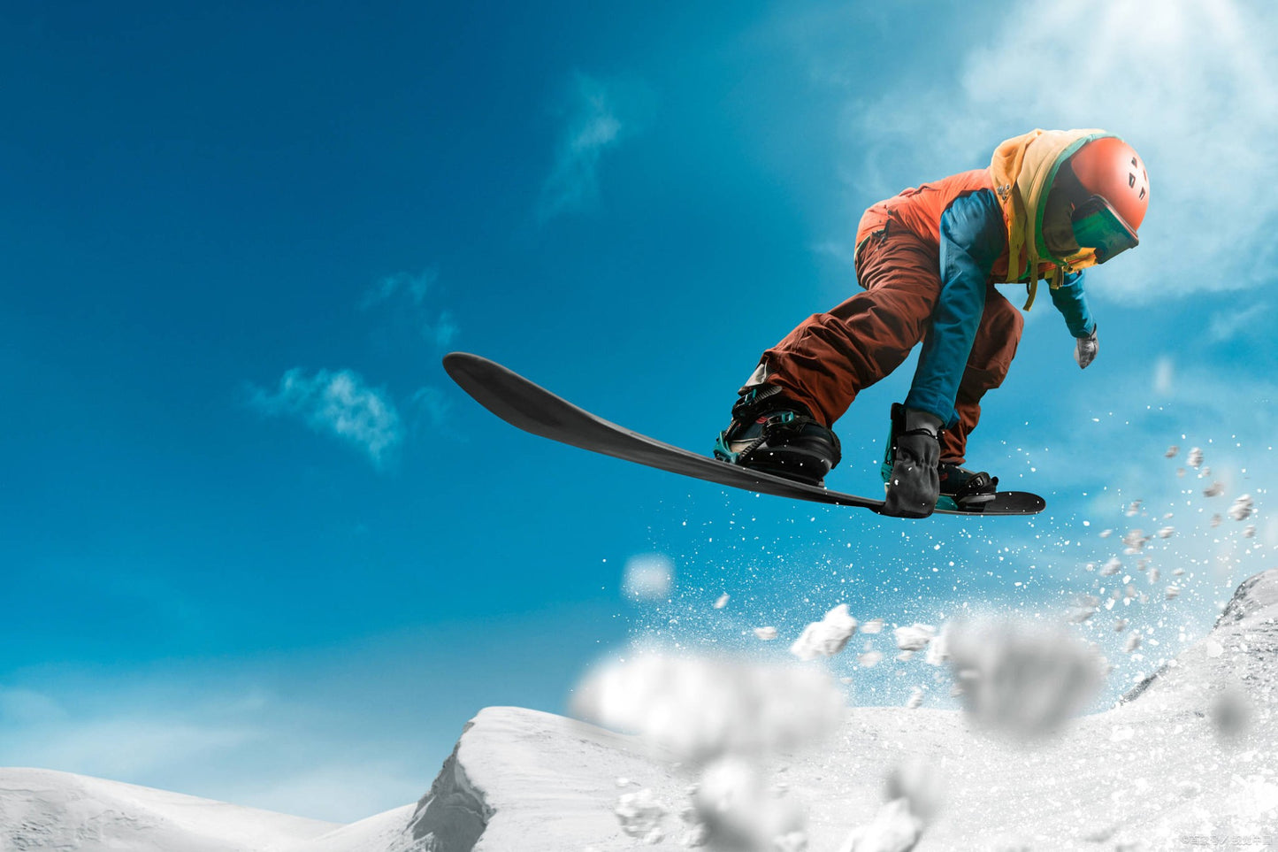 1 pair of new popular ski socks, snow hiking socks, thickened and warm