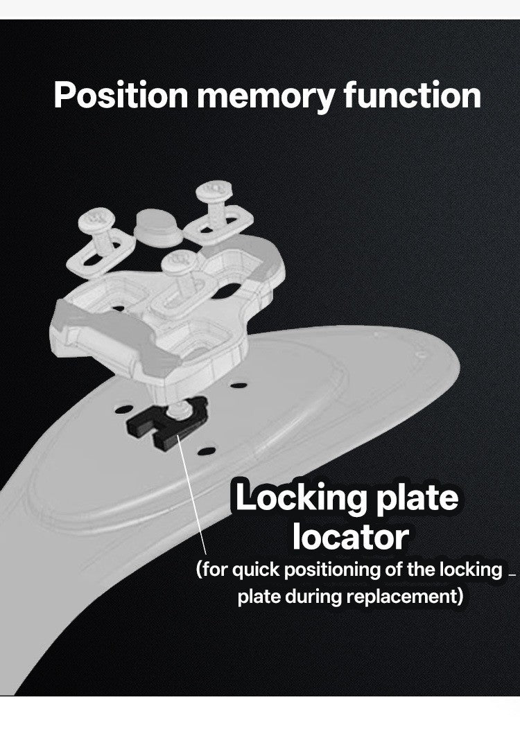 2PCS for LOOK KEO Compatible Road Bike Cleats  0° 4.5° 9° Adjustable Pedal Clips with Float Angle for Cycling