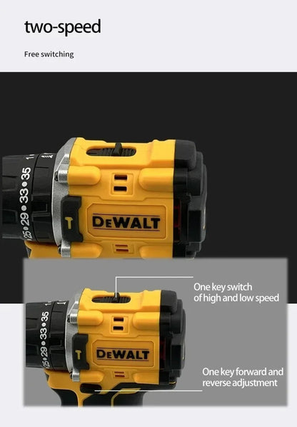 Parafusadeira elétrica compacta sem escova recarregável DEWALT Lithium 20V DCD805