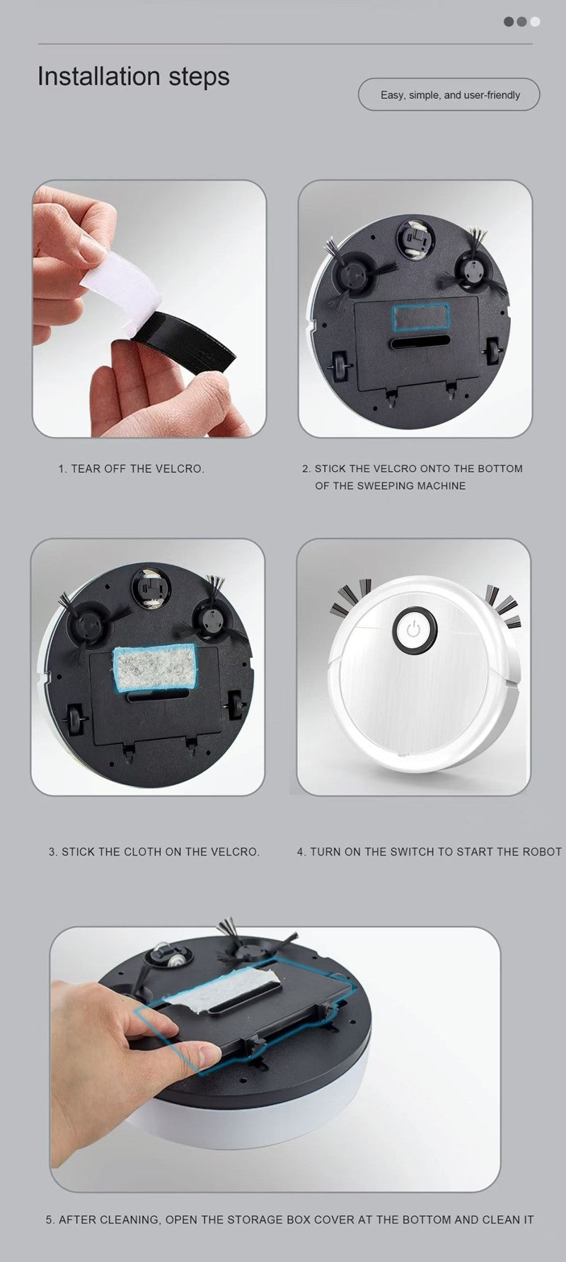 XIAOMI 3-in-1 Automatic Sweeping Robot Vacuum Mop Household Lazy Intelligent Auto Boost  Cleaner Thin Design Sweeping Machine