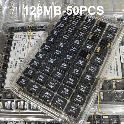 ?CeaMere 50Pcs SD TF Card Bundle, 2GB/8GB/32GB/64GB Class 10 U3 Memory Card for Smartphones Cameras Drones Action Cameras Table
