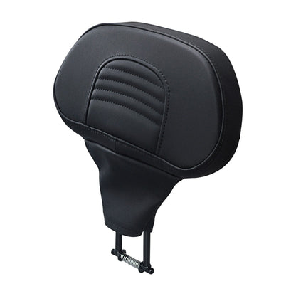 Almofada Encosto de Piloto Ajustável para Motocicleta com Suporte de Montagem para Harley Touring CVO Road King Electra Street Glide FLTRX 09-24