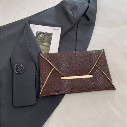 Envelope Clutch Handbag PU Leather Envelope Bag Envelope Clutch Bag for Weddings Parties Bridal Proms