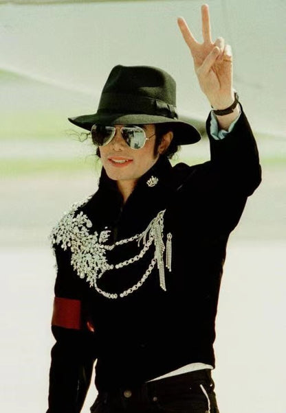 Michael Jackson Cosplay Hat Cotton Demo Caps Gentleman Formal Hat Party Halloween Dance Cap Gifts White/black Summer