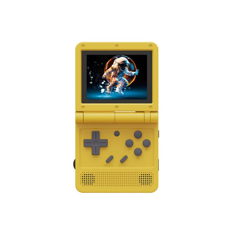 V90 3.0-inch IPS Screen Retro Portable Flip Handheld Control Game Console  55G Open Source Linux  Gifts