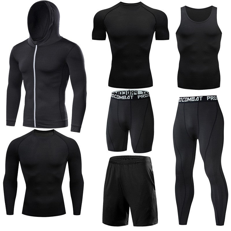 Men's Running Compression Tshirts Quick Dry Soccer Jersey Fitness Tight Sportswear Gym Sport Short Sleeve Shirt Breathable