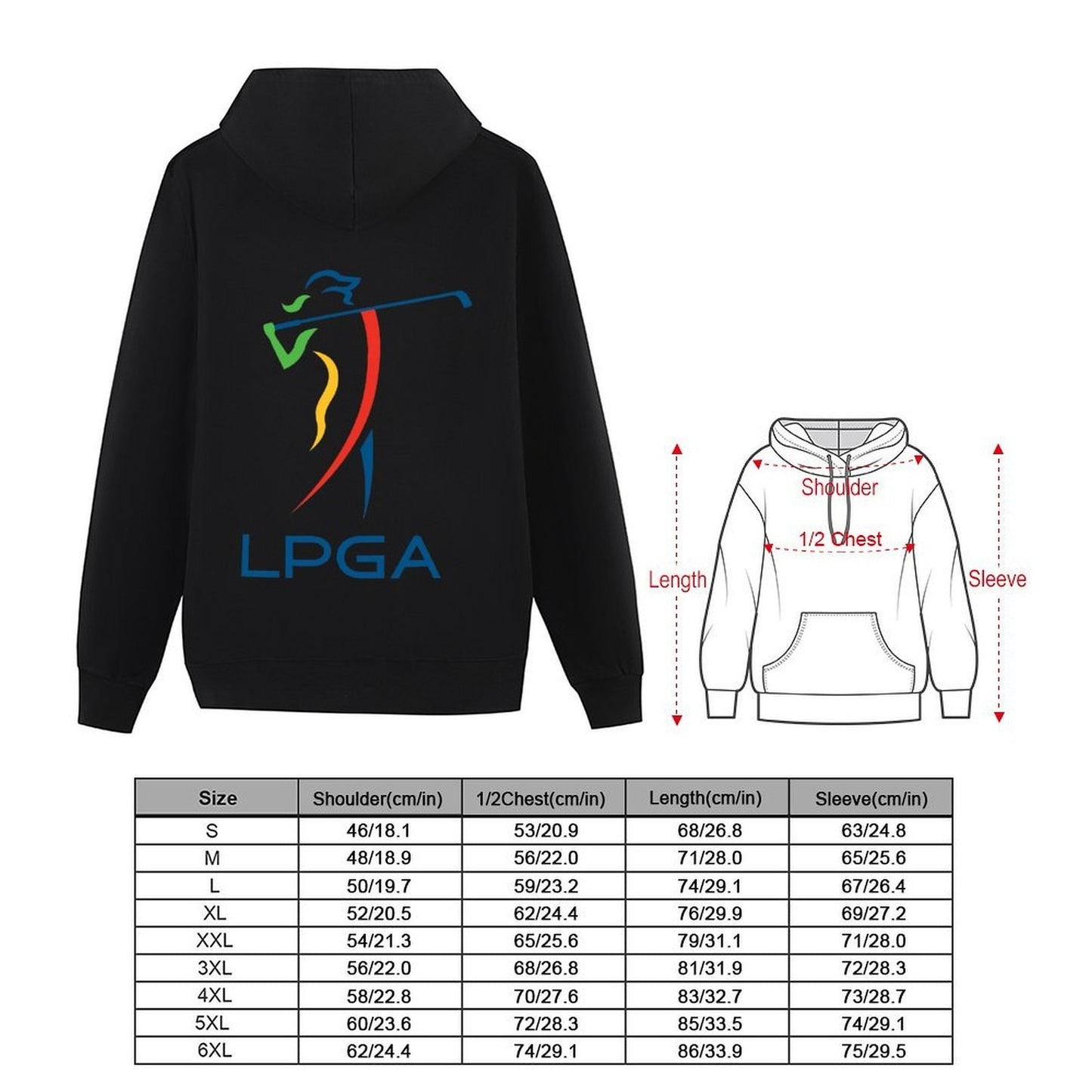 LPGA Classic Hoodie japanese style autumn clothes graphic t shirts men mens designer clothes new in hoodies