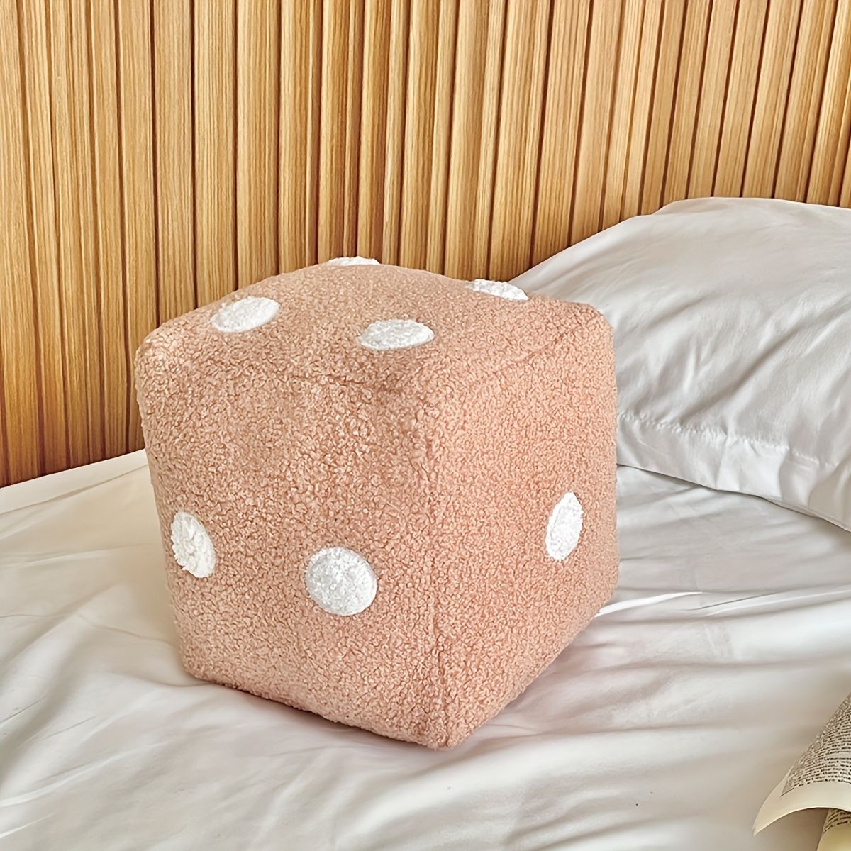 Creative Minimalist Home Pillows Fun Simulation Dice Plush Toys Sofa Cushions Mats Floor Mats Soft Decorative Dice Throw Pillow