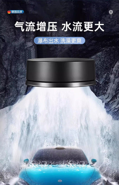 Black 5 Modes Shower Head Adjustable High Pressure Water Saving Portable Filtered Shower Head Faucet Tap Bathroom Accessories