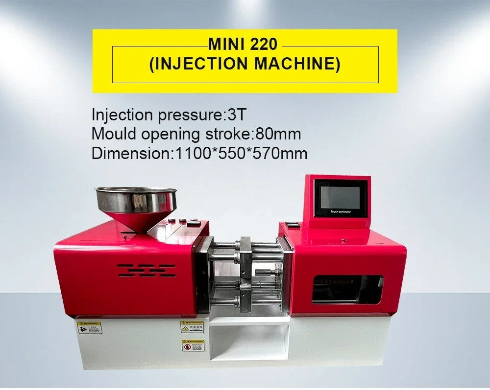 Máquina de Moldagem por Injeção Micro de Bancada 4T para Produção de Peças Plásticas Micro ABS PLA PC PE Polímero