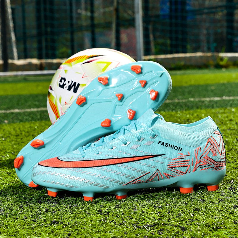 New Men Football Boots Futsal High-quality Mid-top Soccer Shoes Match Non-Slip Cleats Sneakers Indoor Hot-selling FG/TF