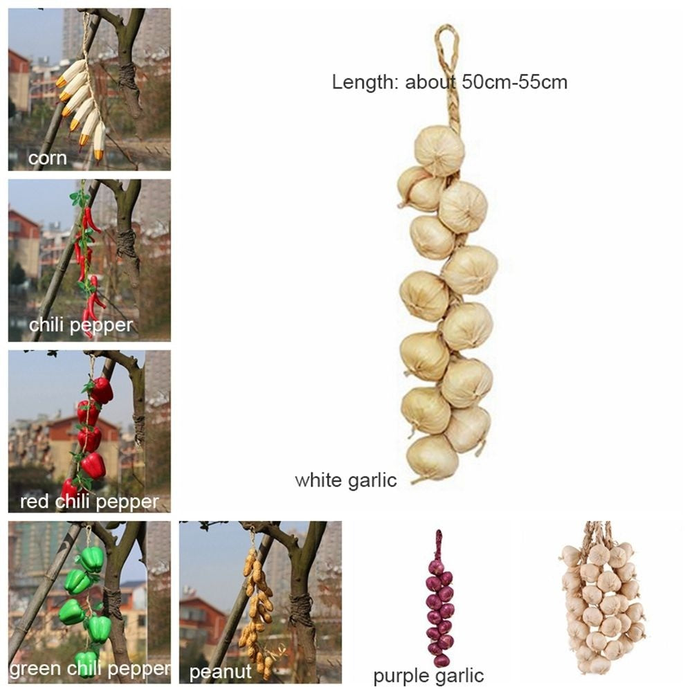 Wall Decor Red Pepper Fake Chili Pepper String Pendant Artificial Vegetables Simulation Food Photography Props Fake Vegetables