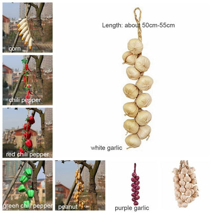 Wall Decor Red Pepper Fake Chili Pepper String Pendant Artificial Vegetables Simulation Food Photography Props Fake Vegetables