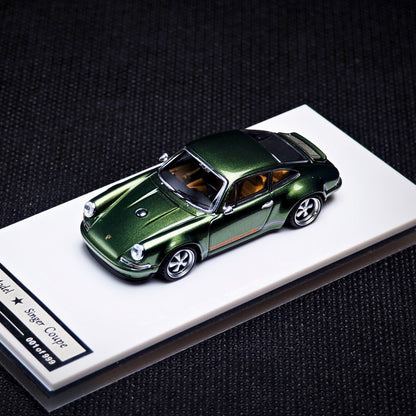 1:64 Novo Modelo de Zinco Porsch 911 964 Singer Coupe Dls Miniatura de Liga Fundida Modelo de Brinquedo Infantil Colecionável Ornamento