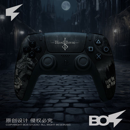 For PS5 Controller Shell, Old Hunter Custom Faceplate Cover with Touchpad for DualSense, Replacement for BDM-010 To050
