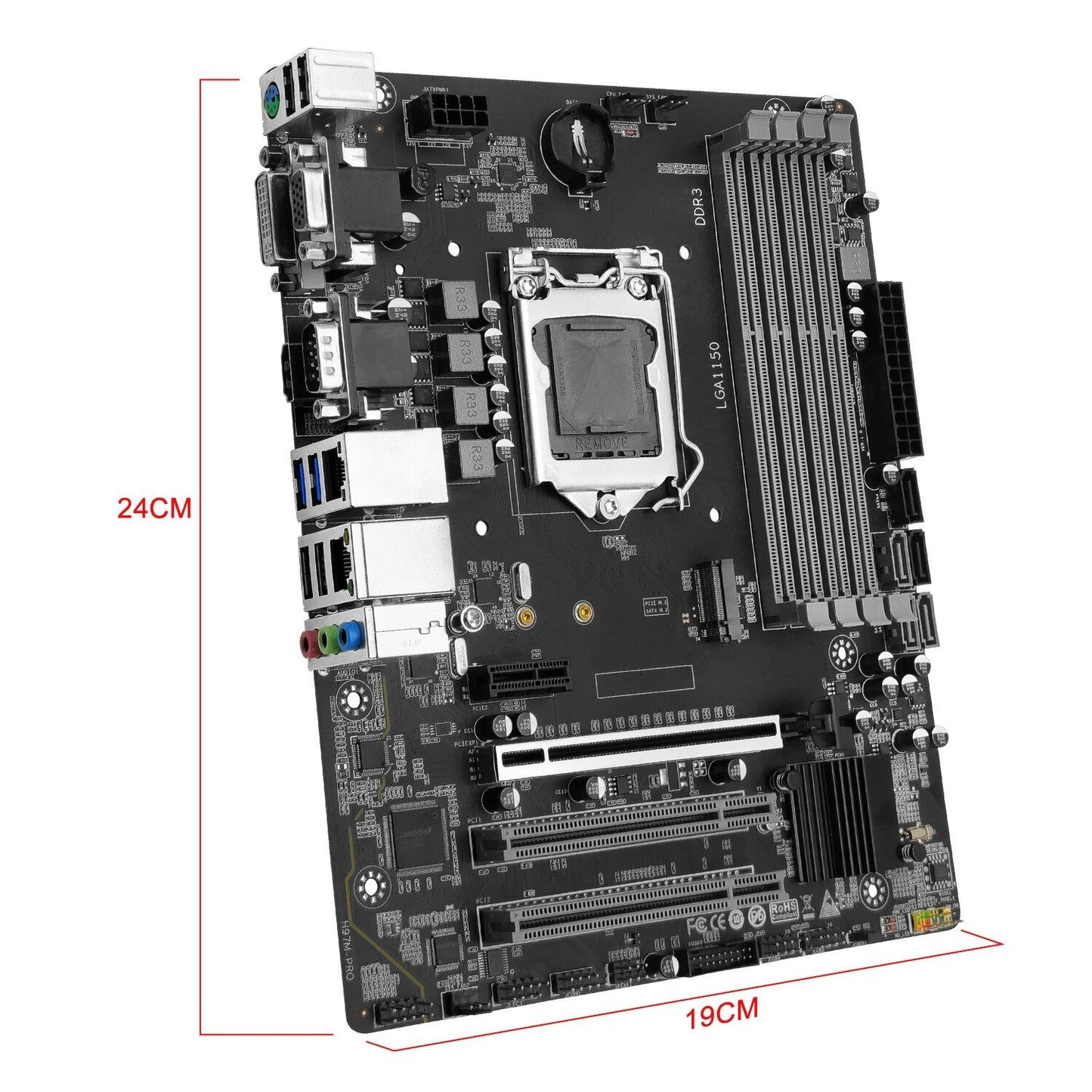 Placa-mãe MACHINIST H97M PRO suporte LGA 1150 Intel Core I3 I5 I7 E3 CPU DDR3 RAM SATA3.0 USB3.0 NVME NGFF M.2 M-ATX