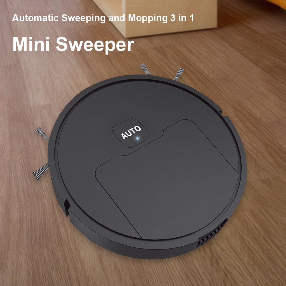 Robotic Vacuum 3-in-1 Cleaner With Integrated Home Sweeping, Mopping Cleaning USB Charging Vacuum Cleaner 1000Pa for Home Floor