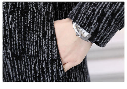 Men's Mid-Length Wool Overcoat - Heavy Blend Winter Trench Coat for Modern Style Wool Overcoat