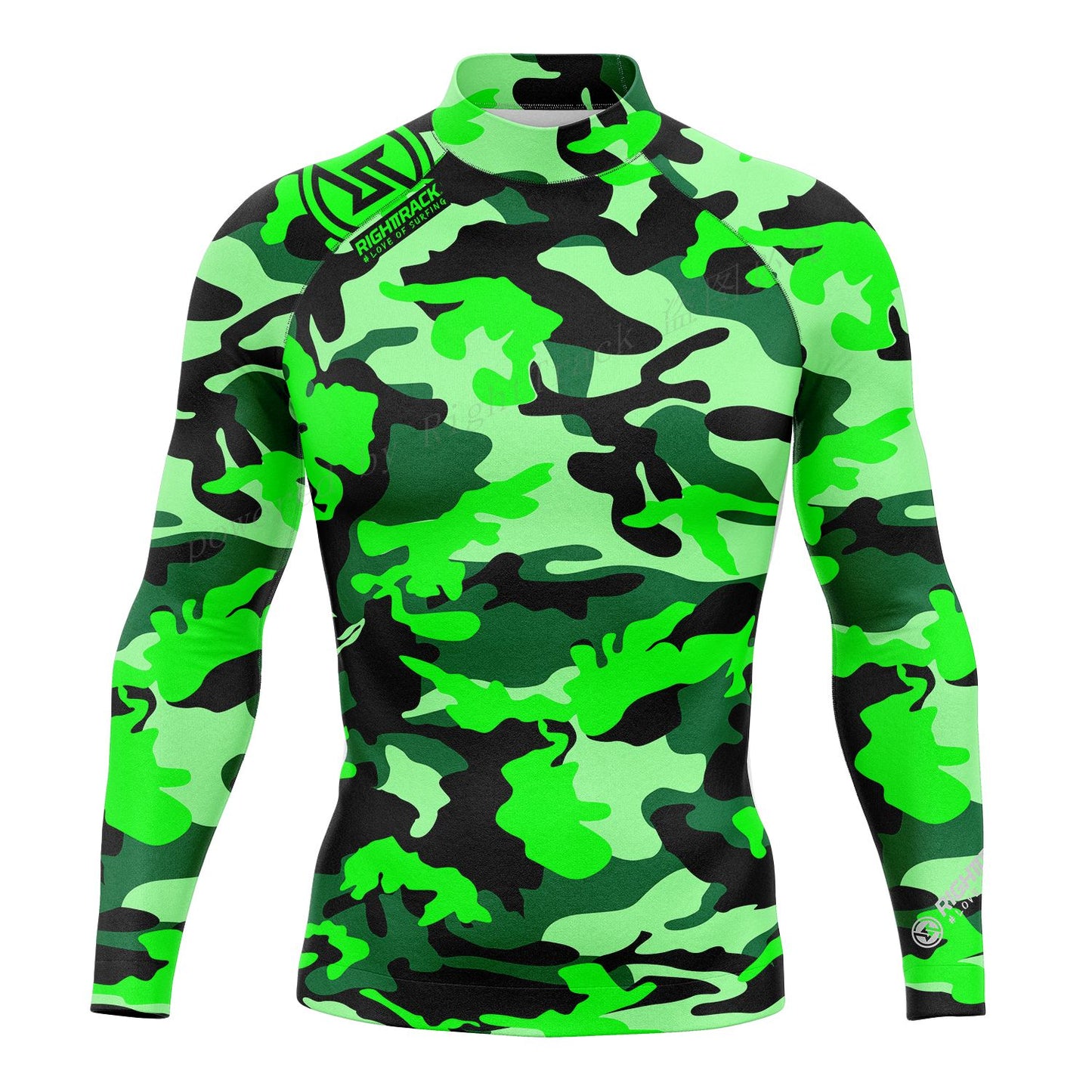 RT Men's Rashguard Surfing Shirt Camo Long Sleeve Lycra Sun Screen Beachwear Surf Sweatshirt UV Protection Swimwear New's