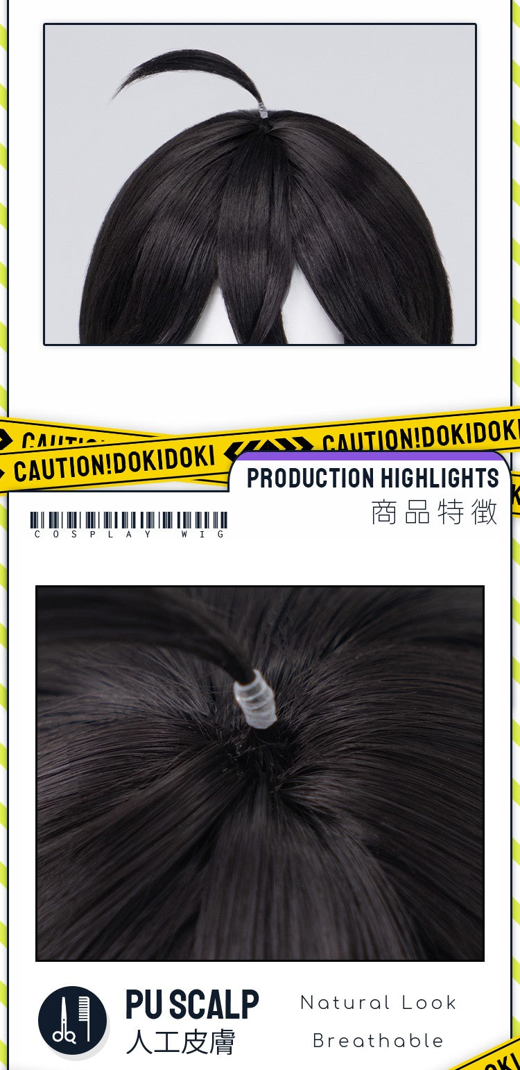 ?Ready for Ship?Idia Malleus Leona Vil Crowley Wig Game Cosplay DokiDoki Men 120cm Long Hair Fiber Idia Halloween  Free Wig Cap