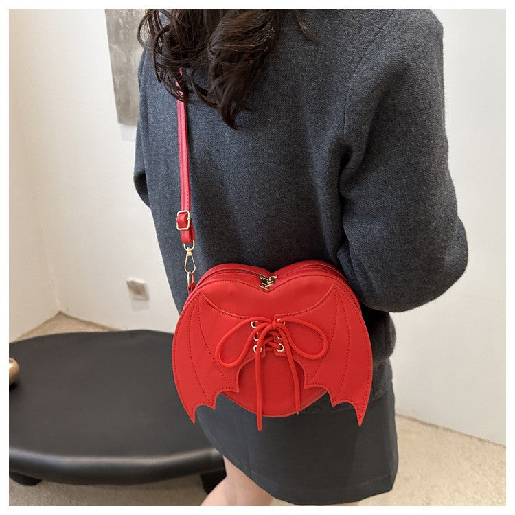 New trendy and personalized wing shoulder bag, versatile ins crossbody shaped bag New trendy and personalized wing shoulder bag,
