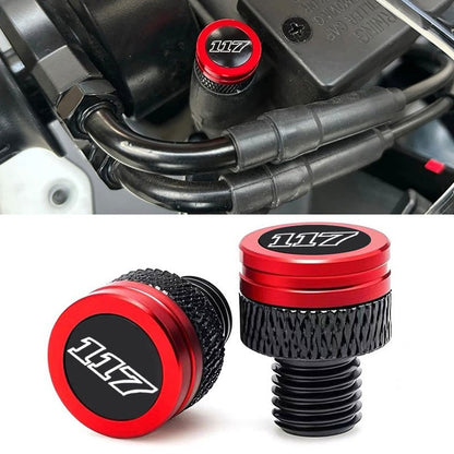 Motorcycle CNC Rearview Side Mirror Hole Cap Plug For Harley Softail Low Rider ST FXLRST FXRST Breakout Touring CVO 117